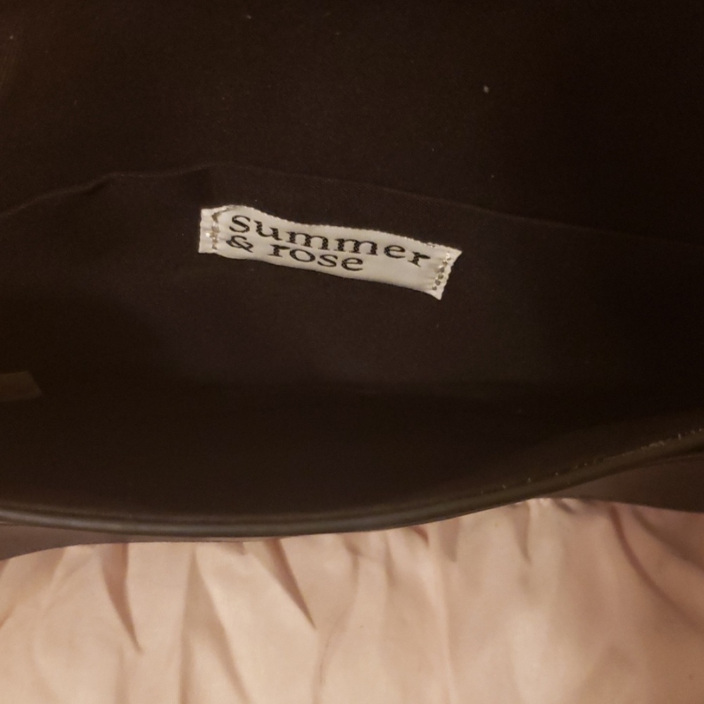 Black Leather Crossbody Purse - Picture 6 of 8